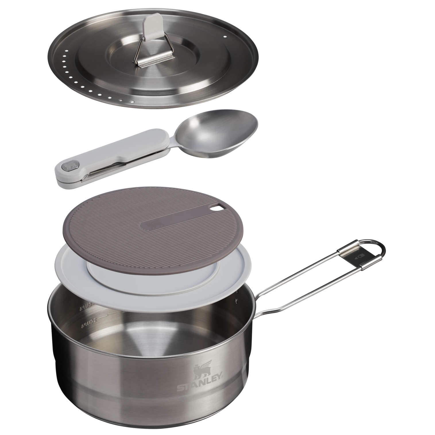 The Wildfare Pro Saucepan Cookset 5-piece set | 2 QT - Image 3